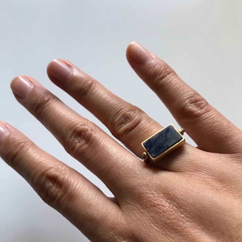 Madewell Rectangular Reversible Ring